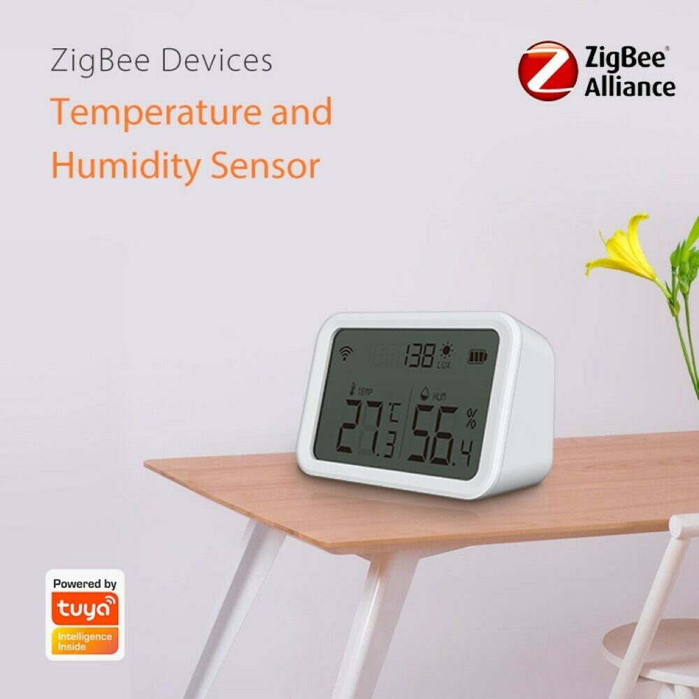 Tuya WiFi Smart Temperature Humidity Sensor Meter Hygrometer Thermometer Monitor