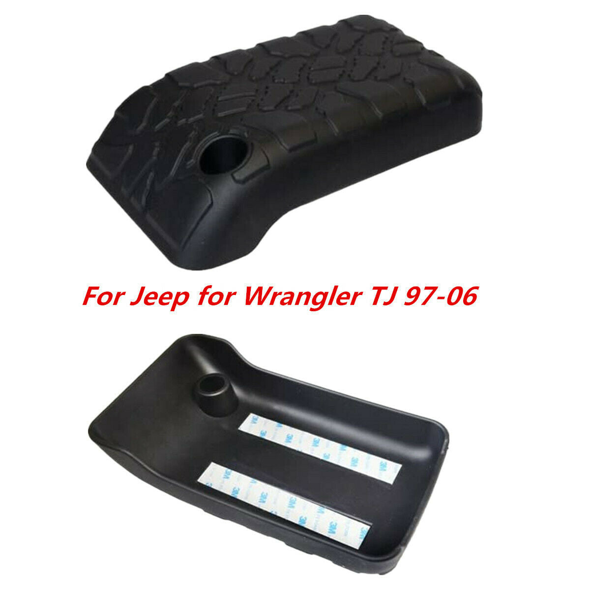 1 PC Black Center Console Cover Replacement For Jeep for Wrangler TJ 1997-2006