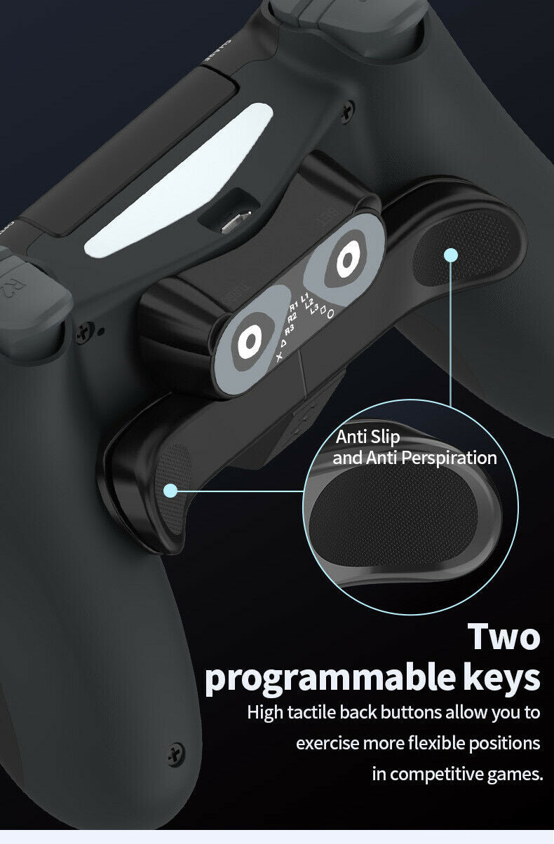 For SONY PS4 Gamepad Rear Extension Controller Wireless Handle Back Key Adapter