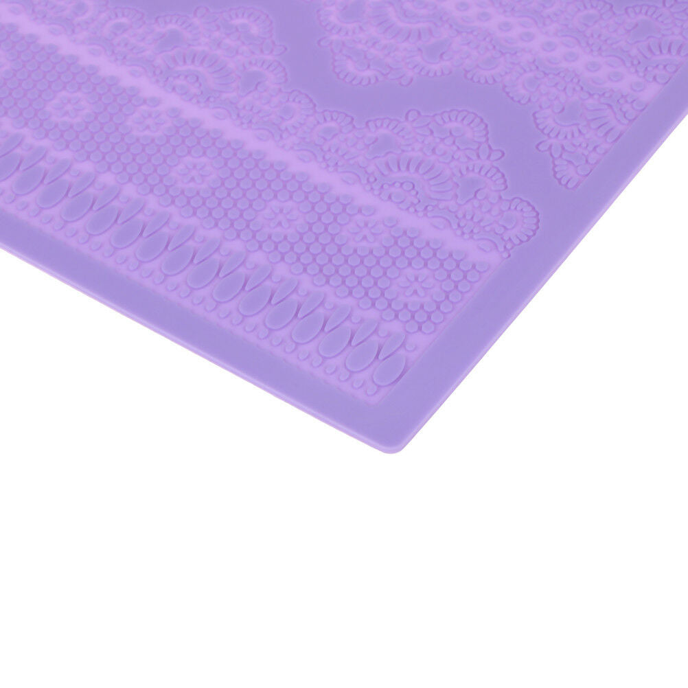 lace mould silicone mat fondant sugar craft ca mold diy baking decorating too&BD
