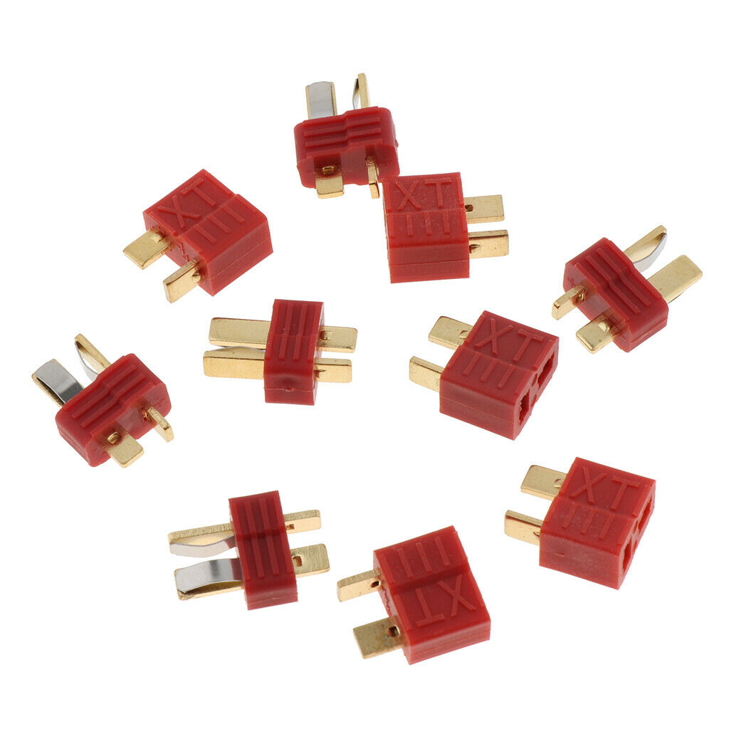 5pair T Plug Connector Deans Style Male Female for RC Lipo Battery ESC