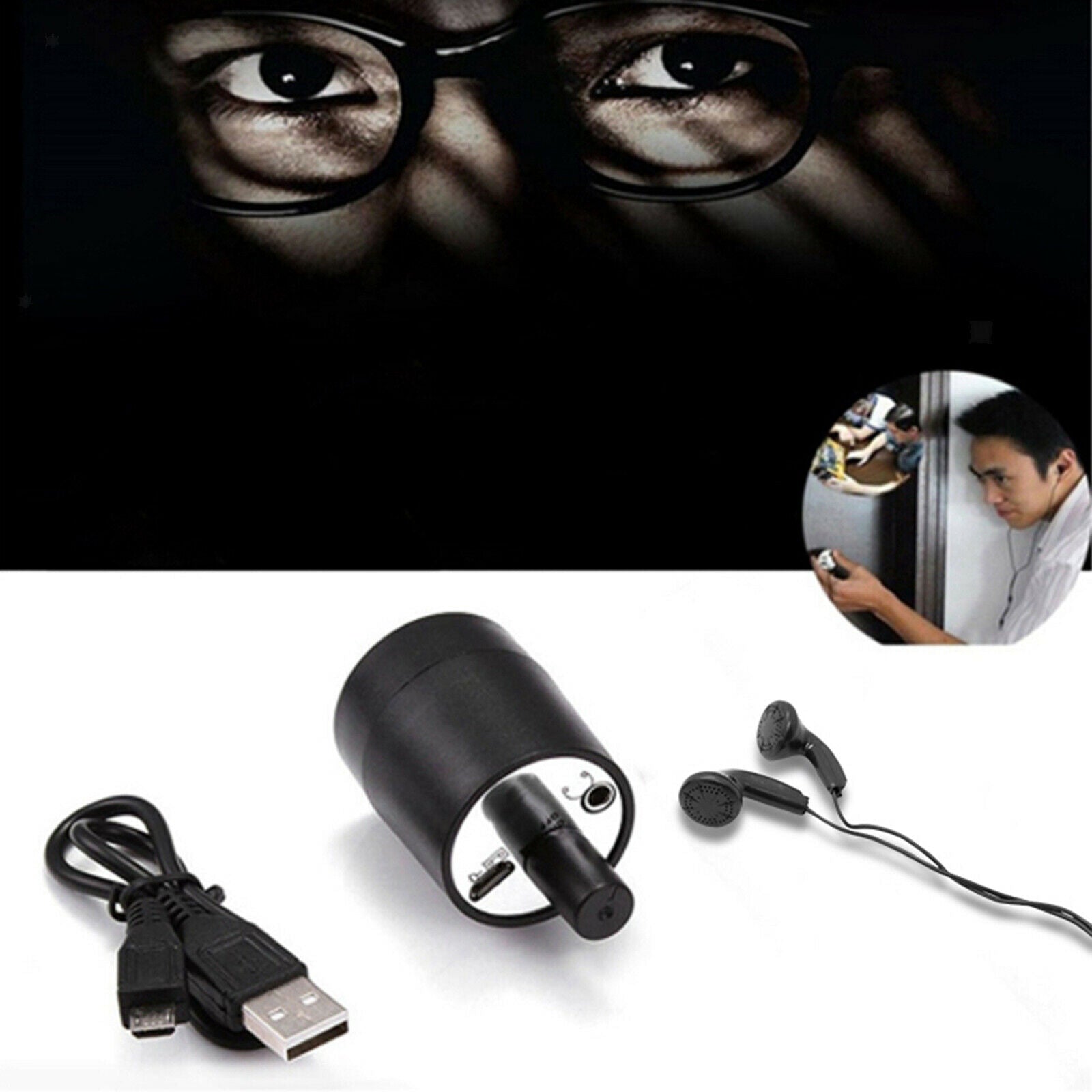 Wall Microphone Voice Listen Detecotor for Engineer Household Water Leakage