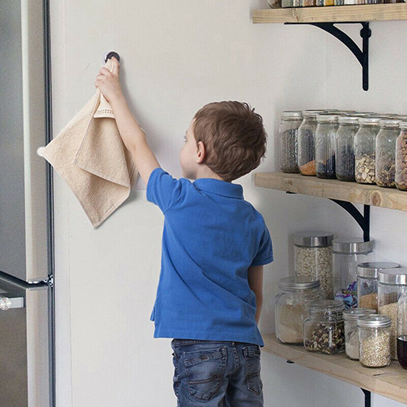 Creative Storage Racks Hanger Adhesive Rag Dishcloth Holder Cleaning Stic.l8