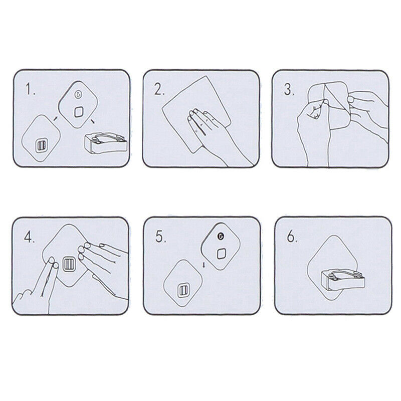 Adhesive Wall Mounted Mop Holder Broom Hanger Clip Hook Bathroom Organize.l8