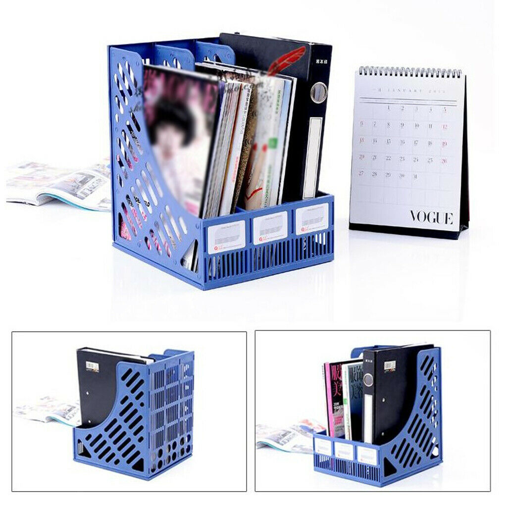 12inch File Holder 3 Compartment File Organizer Organizer A4 File Holder Box