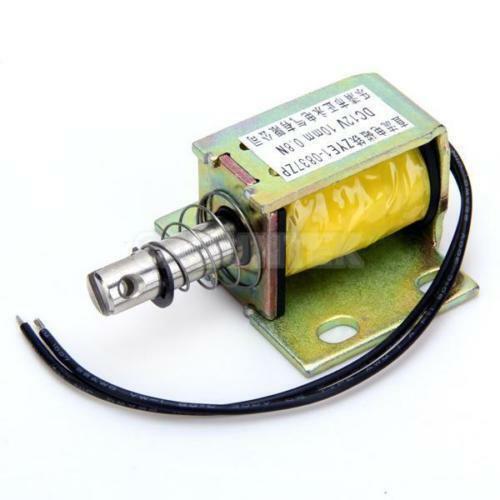 Dc 12V Type Poussoir Ouvert Actionneur SolÃ©noÃ¯de Ã‰lectro-aimant 0.8N ZYE1-0837ZP