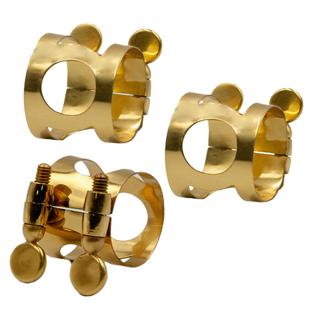 1x saxophone ligature suit for alto saxophone, mouthpiece accessories - soprano
