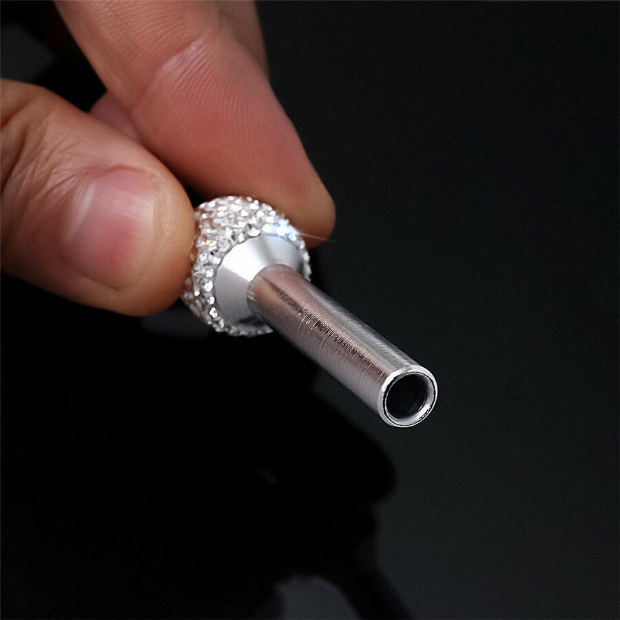 Car SUV Interior Door Lock Knob Pins 2 Pcs Rhinestone-encrusted Aluminum Alloy