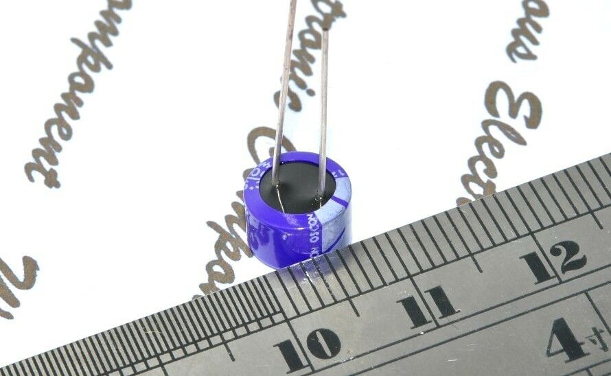 10pcs-SANYO 100uF 6.3V OSCON(OS-CON) Radial Aluminum Solid Capacitors - 6SL100M