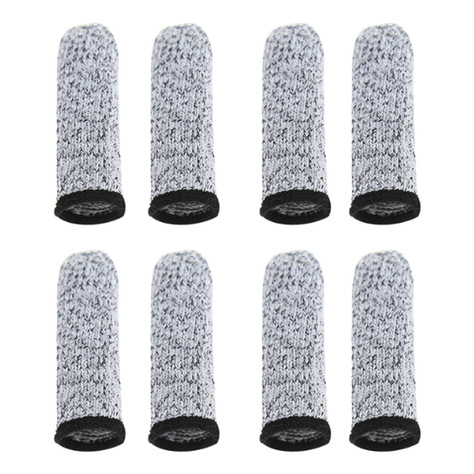 4 pairs Finger Cots Cut Resistant Glove Life Extender Fingertip Sleeves