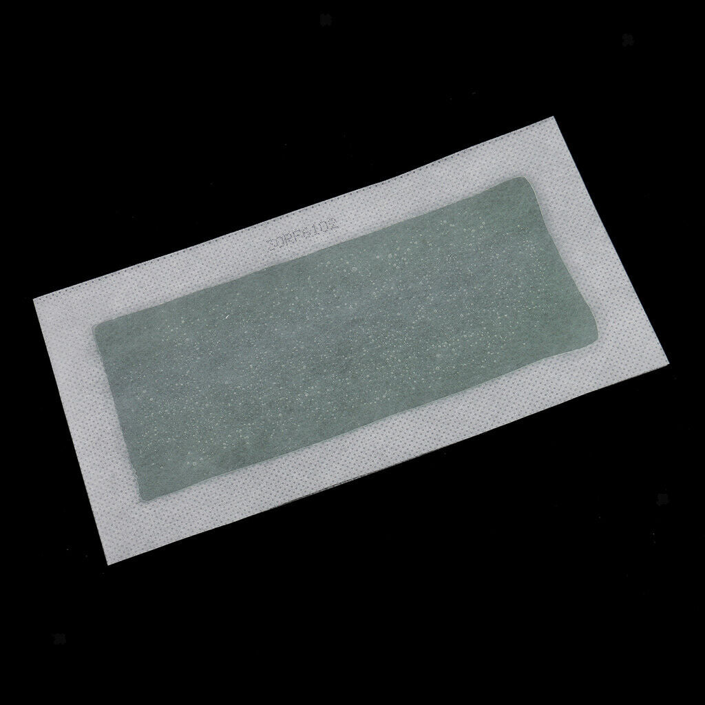 10 Pieces Double Side Cold Wax Hair Removal Strips for Leg Body Facial Hair