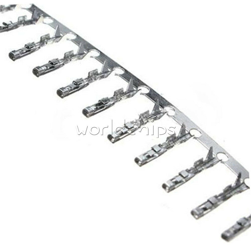 100pcs 2.54mm Dupont Jumper Wire Cable Housing Female Pin Connector Terminal