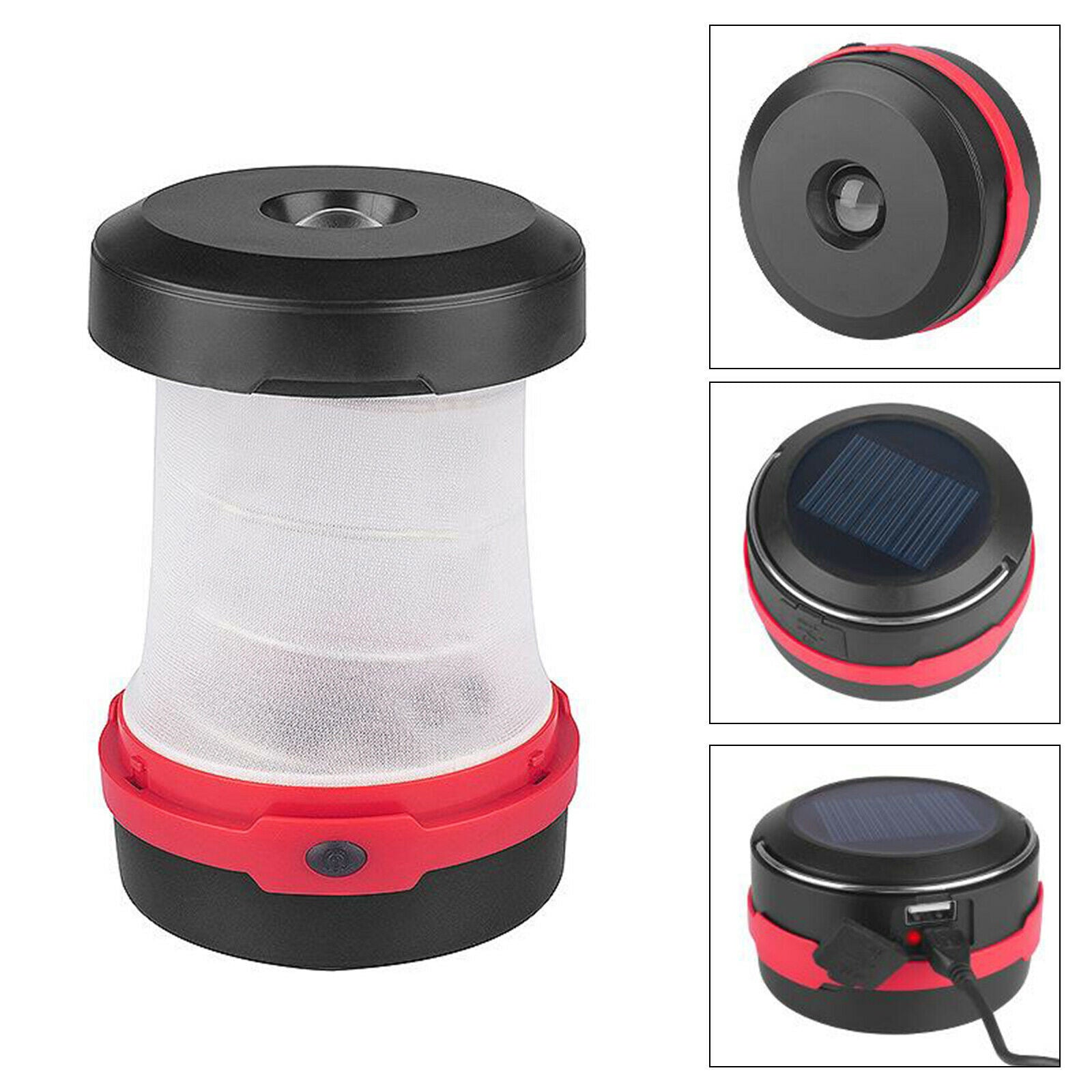 Solar Emergency Lamp Tent Light Lantern LED Portable for Outdoor Camping Hiking