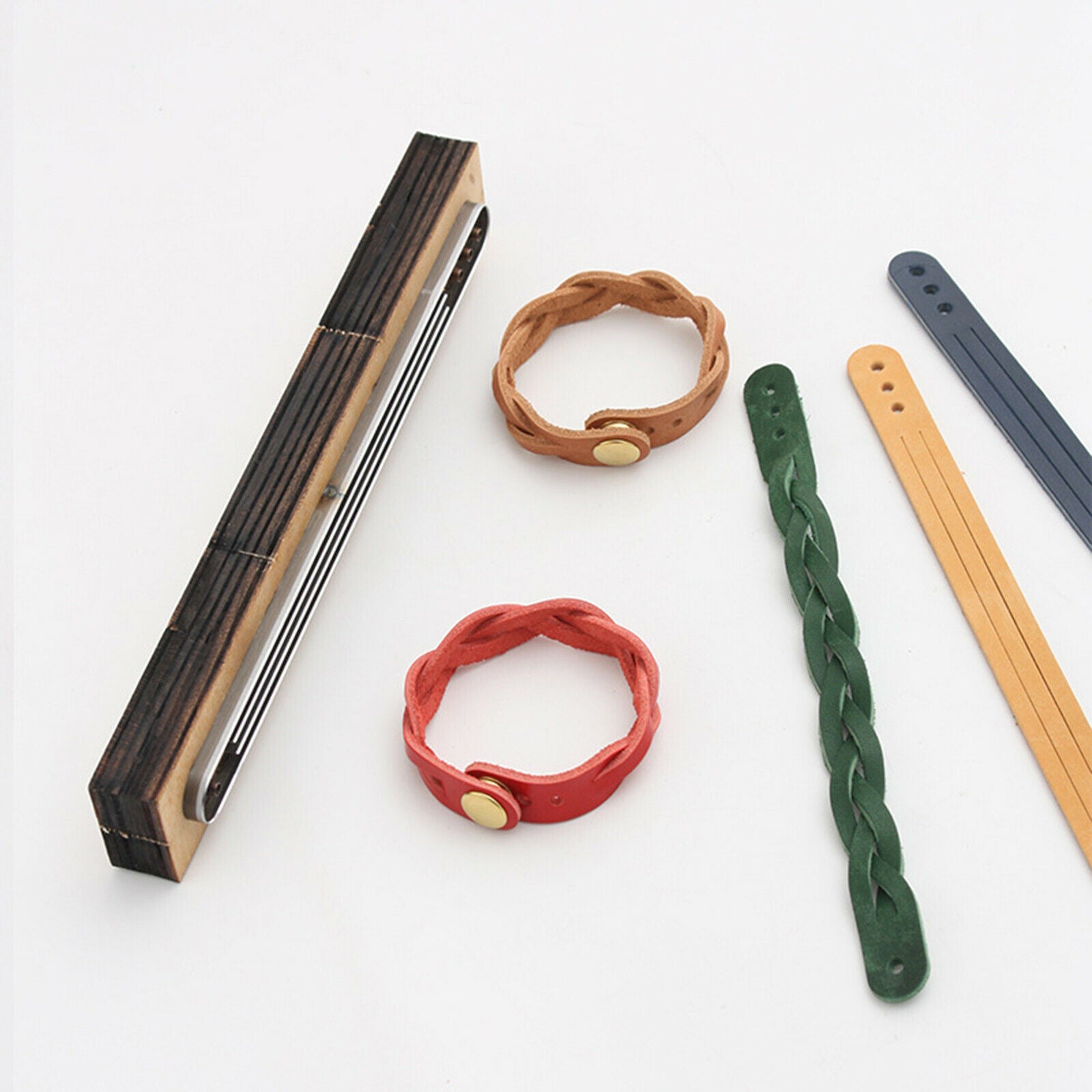 Bracelet Wooden Mold Metal Cutting Dies Mold Leathercraft Tool DIY Making