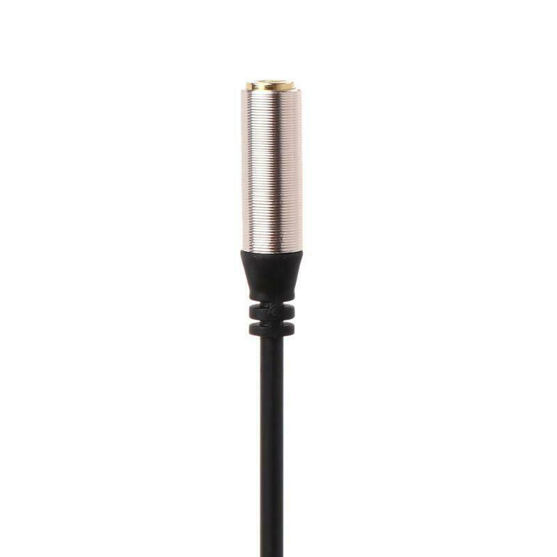90 Degree 4 pole 3.5mm Male to Female Stereo Audio Extension Cable Cord for IOS