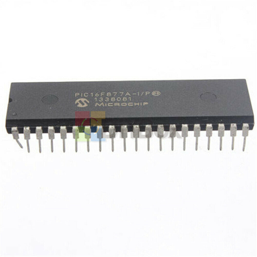 5Pcs MCU IC MICROCHIP DIP-40 PIC16F877A-I/P PIC16F877A MCU IC