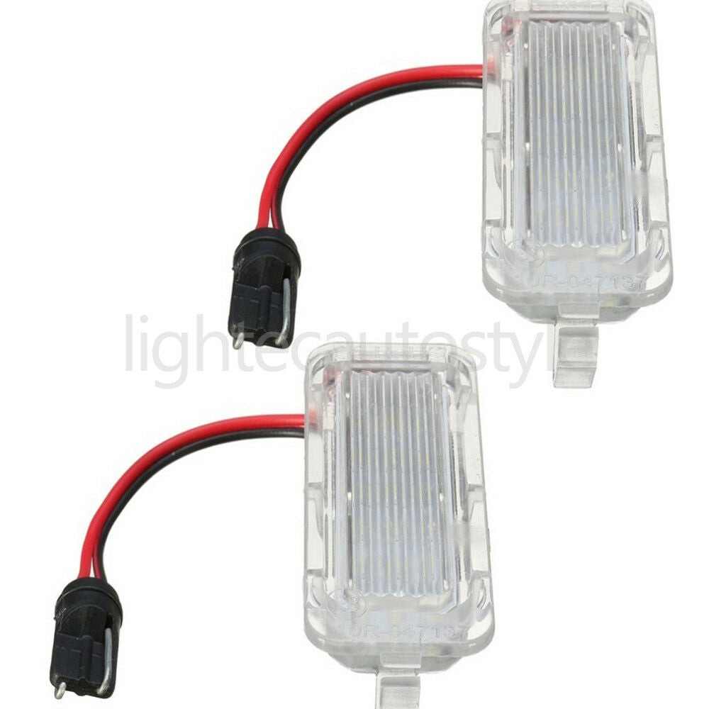 2x LED XENON WHITE LICENSE NUMBER PLATE LIGHT LAMP BULB FORD FIESTA FOCUS MONDEO