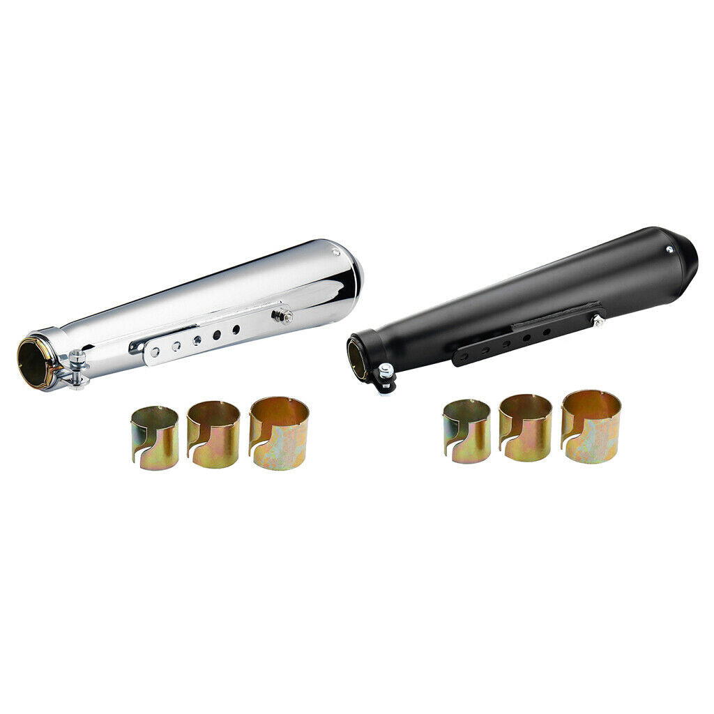 1 Set Motocycle Exhaust Muffler Pipe 35mm 39mm 43mm Sleeves Exhaust Silencer