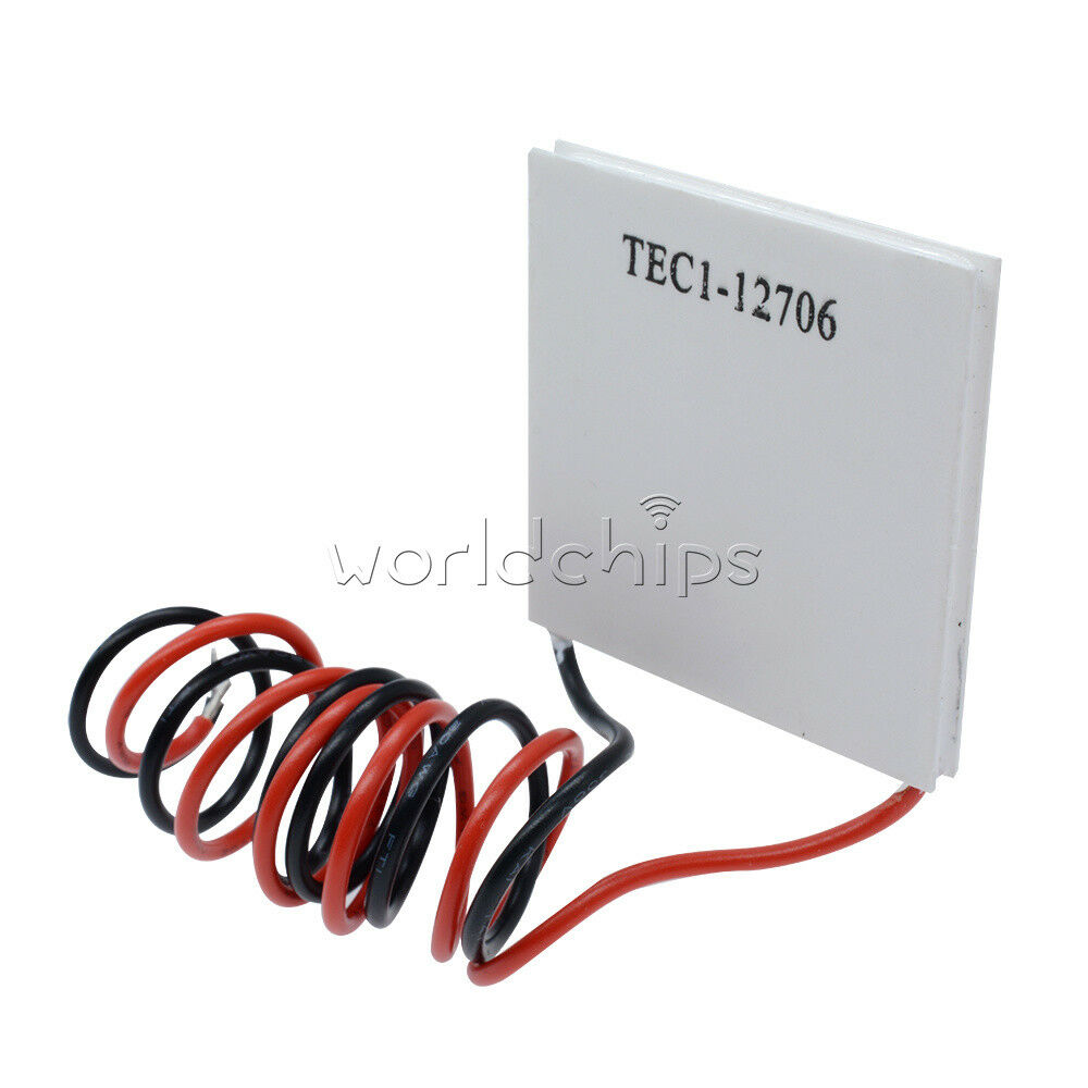 12V 60W TEC1-12706 Heatsink Thermoelectric Cooler Peltier Cooling Plate new