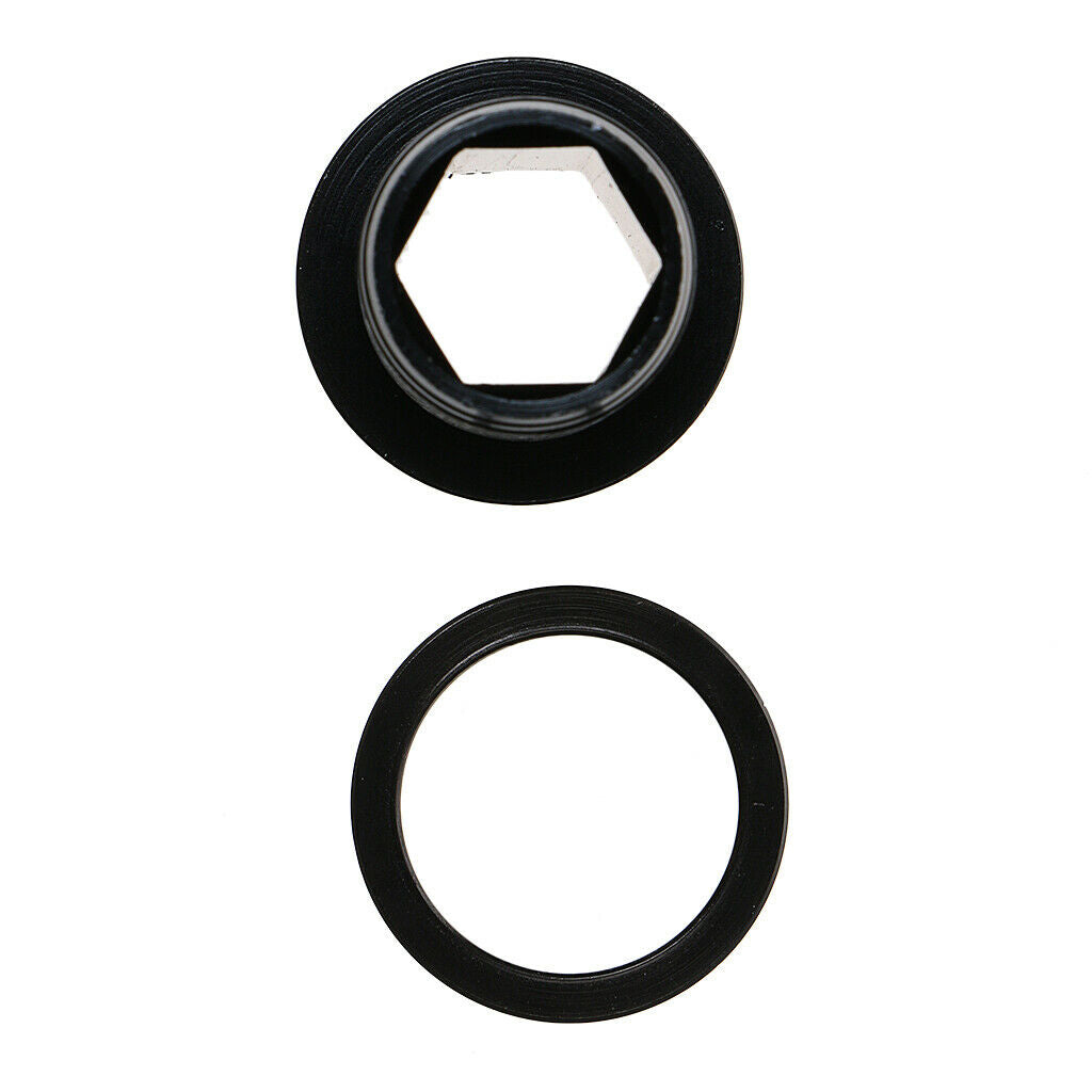 1X M15 Spline Axis Screw Bottom Bracket Crankset Aluminium Alloy Screw Black