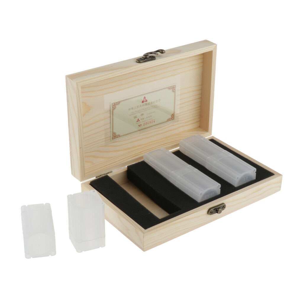 27mm Plastic Coin Dispenser Coin Holder With Wooden Storage Box For Coin