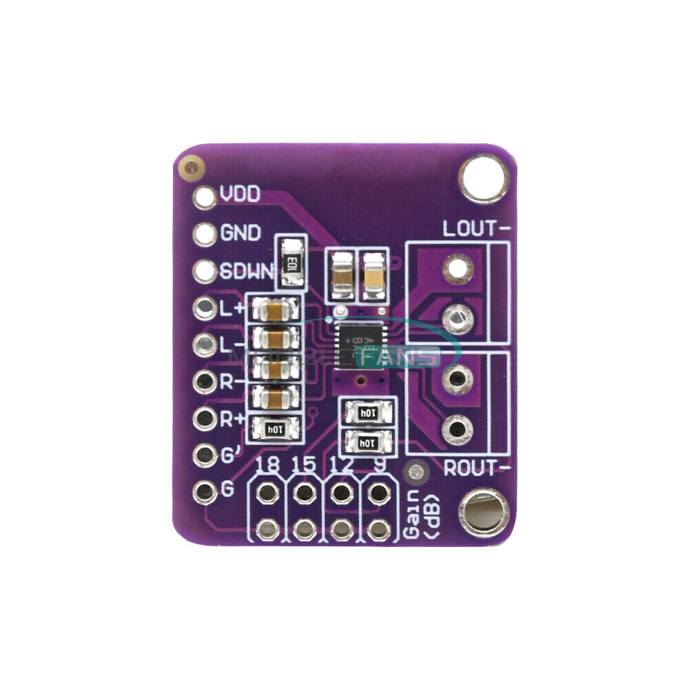 Stereo Class D Amplifier Breakout Board Class MAX98306 Sensor AB Audio 3.7W