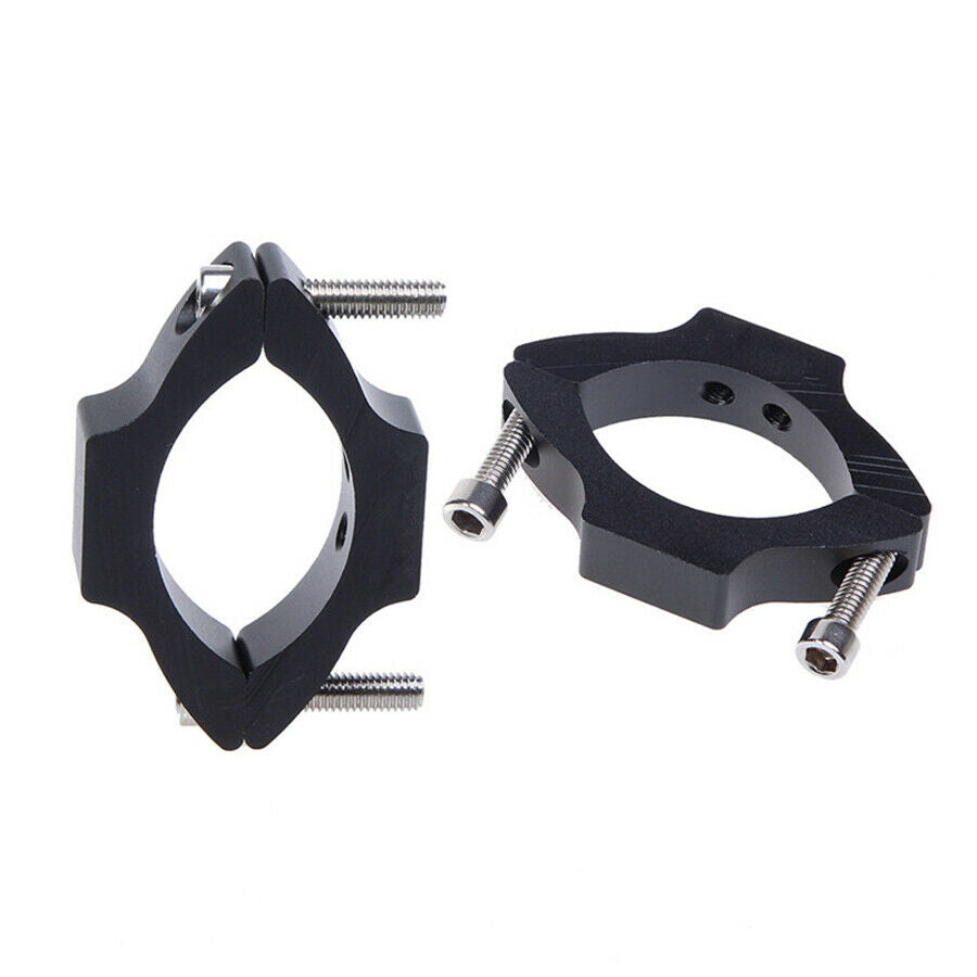 Adjustable Fork Clamp Motorcycle Light Bracket Holder For 30-54mm Tube Fork