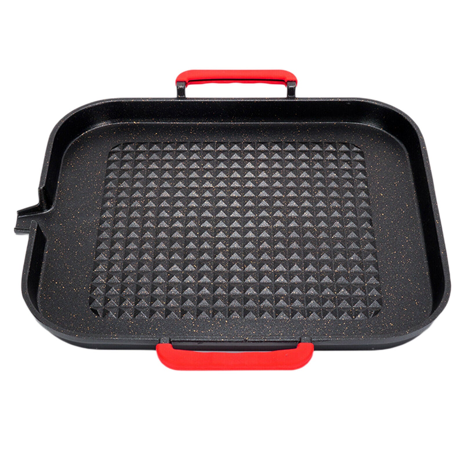 Grill Pan Portable Skillet Cookware Grilling BBQ Picnic Camping Griddle Tray