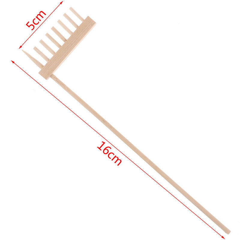 5Pcs Bamboo Zen Garden Rake Meditation Tools Home Decor Relaxation Handcr.l8