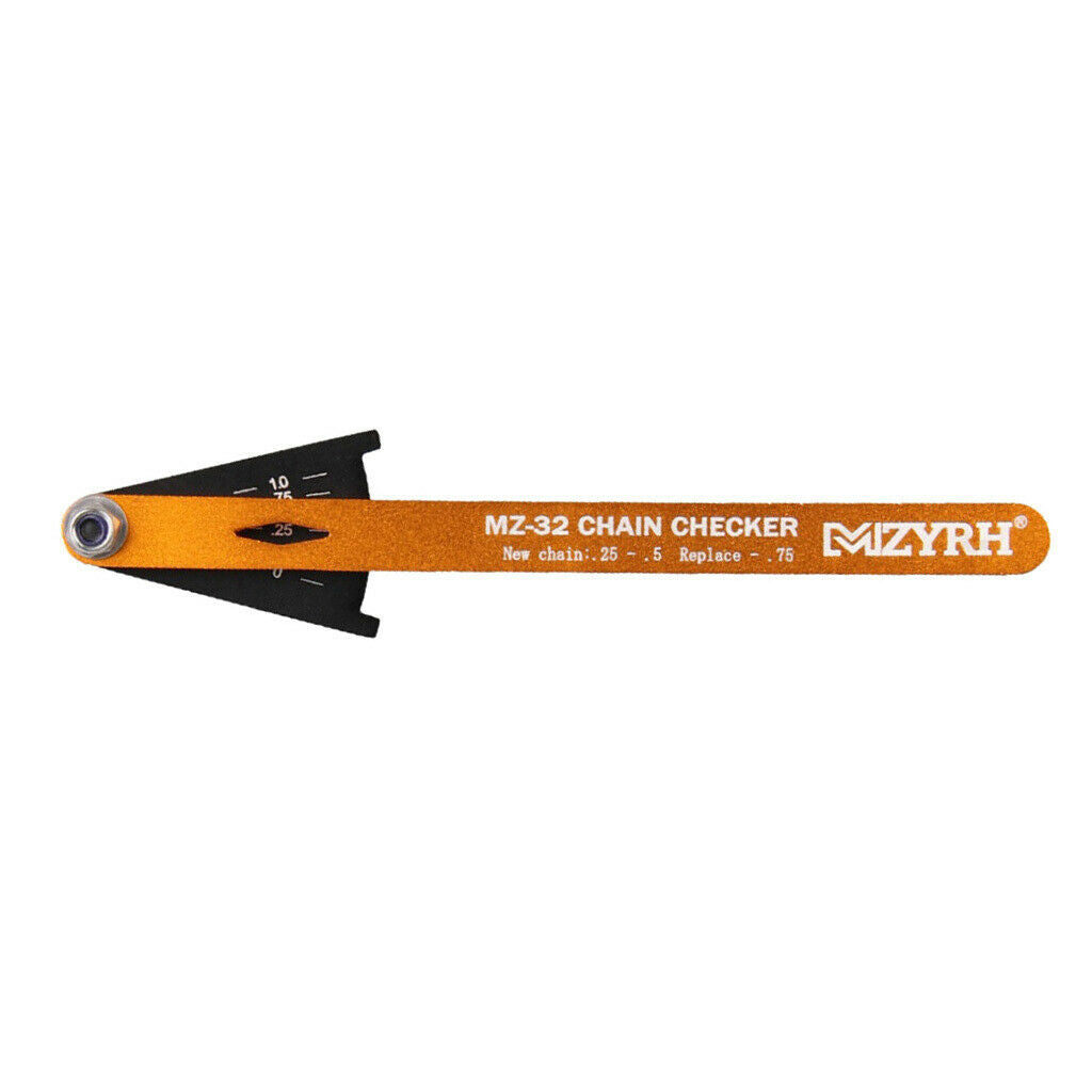 Bike Chain Wear Indicator Chain Gauge Repair Checker Stretched Tools Golden