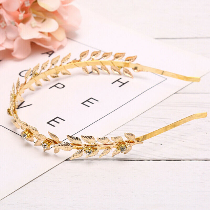 Women Leaf Hairband Headband Headpiece Bridal Wedding Tiara Hair Accessor.l8