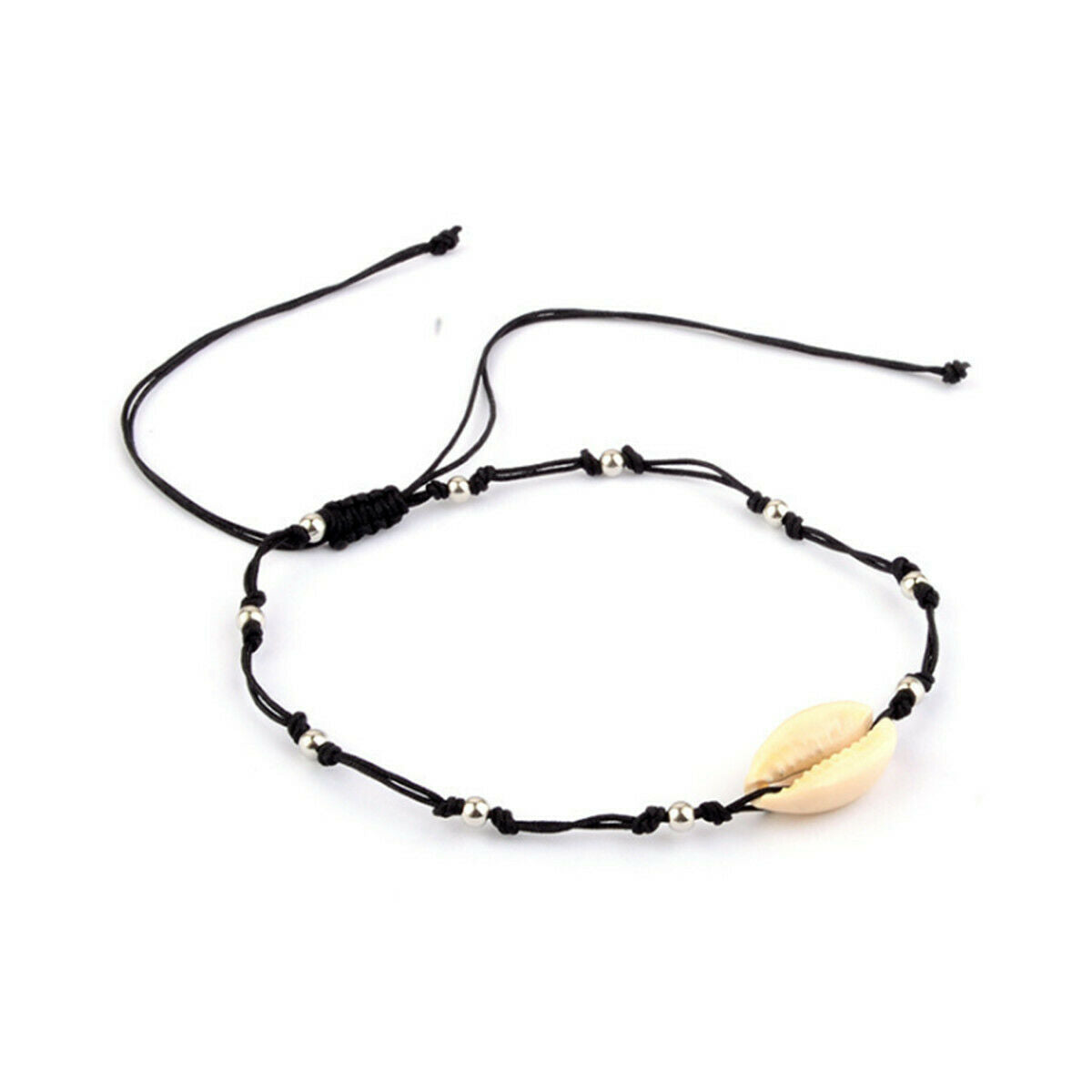 Fashion Lady Cowrie Bead Shell Ankle Bracelet Shell Bohemian Anklet Foot Jewelry