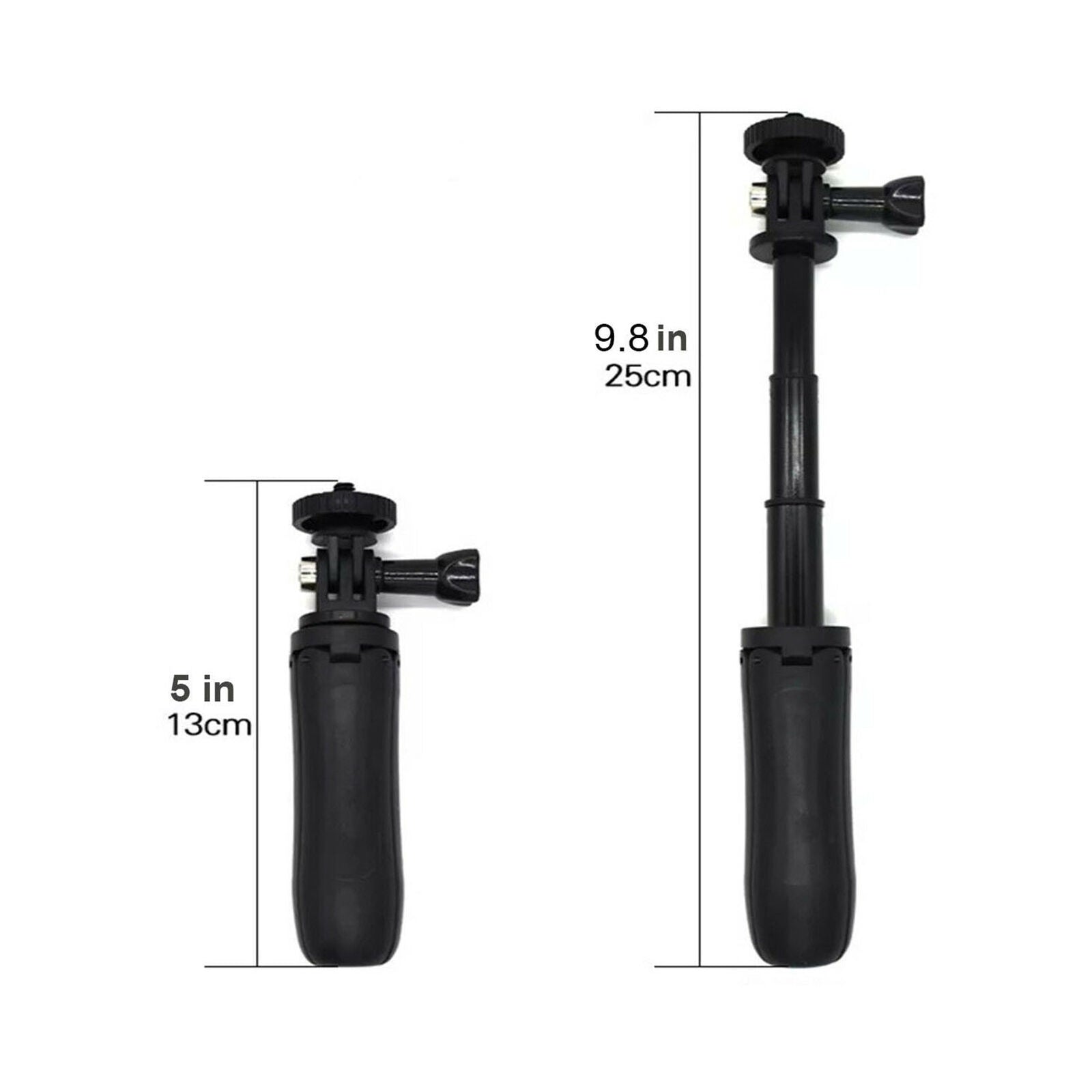 Extendable Selfie Stick Tripod for Gopro Phone,Mini Extention Handheld Pole