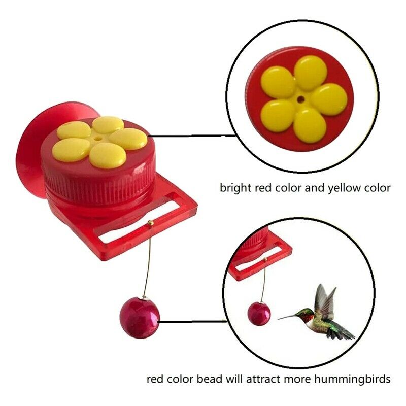 6 Pack Handheld Bird Feeders with Suction Cup,Multifunctional Mini Feeder wiB4I4