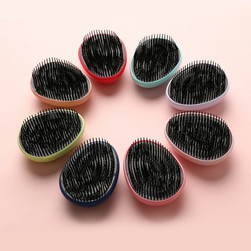 Egg Shape Hair Care Anti Static Styling Tools Hair Brushes Detangling Co.l8