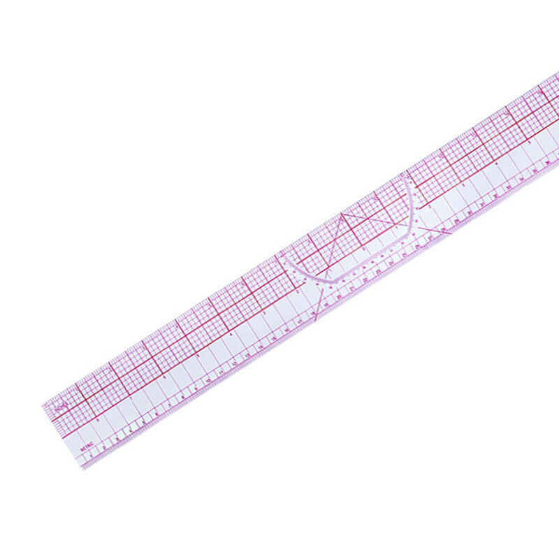 Plastic Sewing Tailor Shared Double Side Metric Straight Ruler Cutting Ru.l8