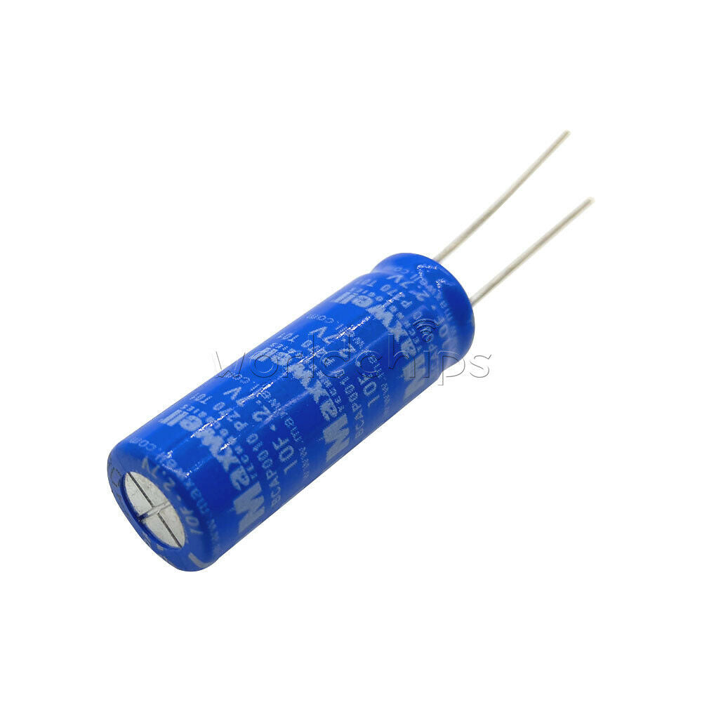 10PCS 2.7V-10F Farad Capacitor Super Capacitance Electrical Component Voltage