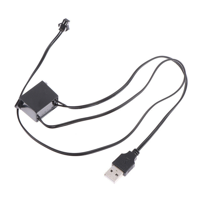 5V USB Adapter Driver 1-5M El Wire Electroluminescent Light Controller In.l8