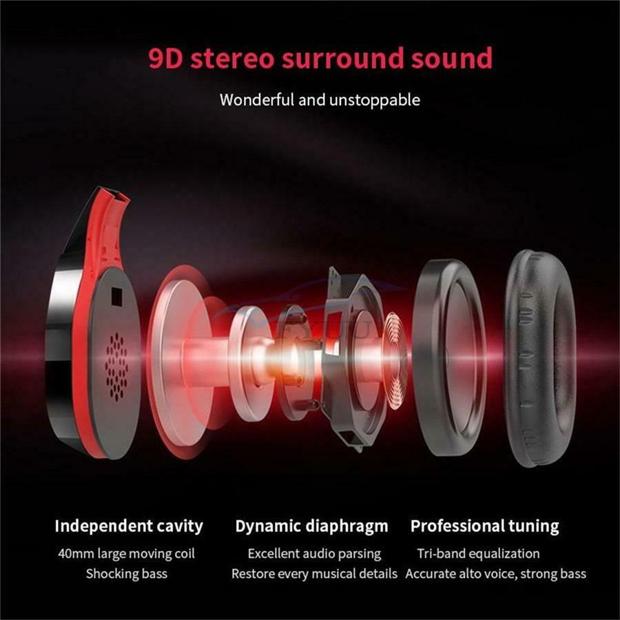 1× One-button Control  32G TF Card Support Foldable Wireless Bluetooth Headphone