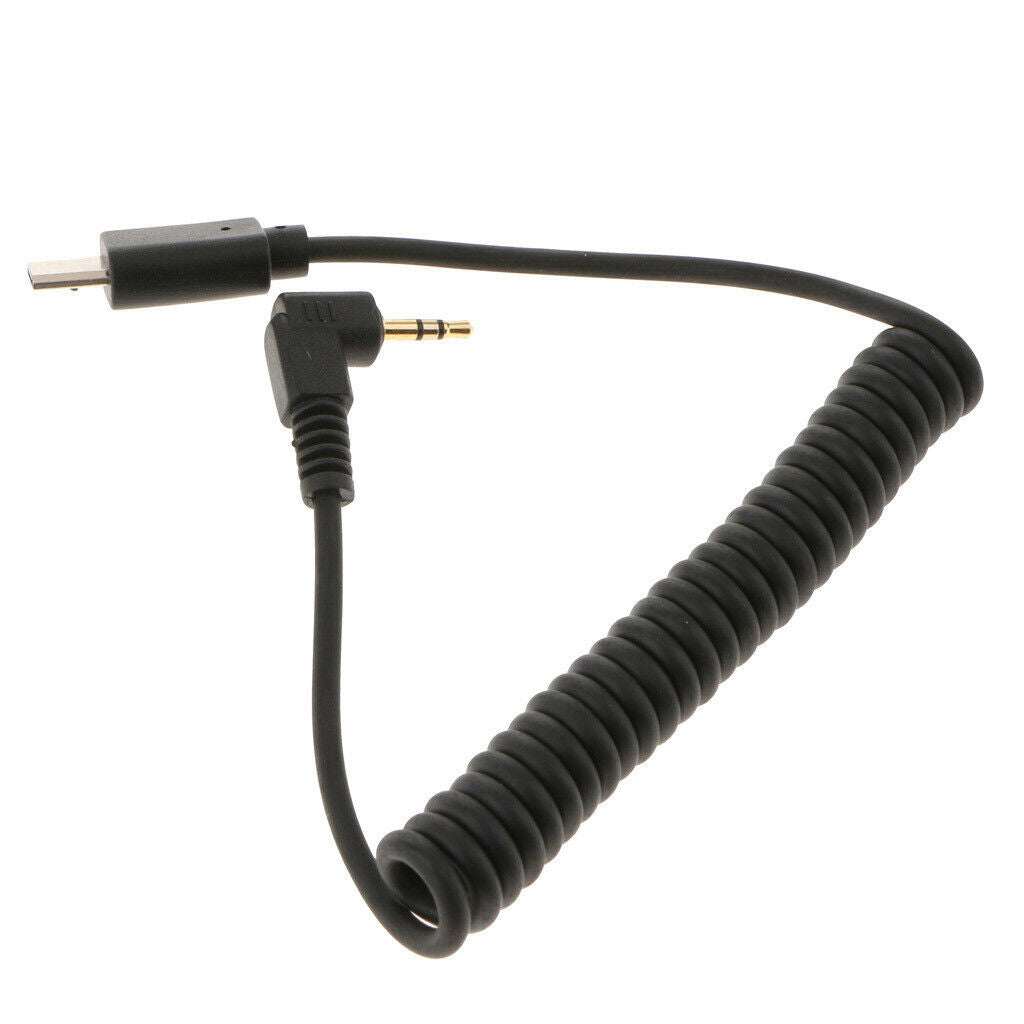 Coiled 2.5mm to S2 Shutter Release Cable Wire for Sony NEX-3NL A7R A6000 A6500