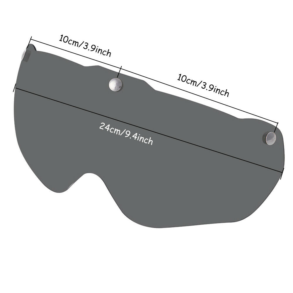 2pcs Bike Helmet Replacement Lens UV-Protect Goggles Repair Replacement Lens
