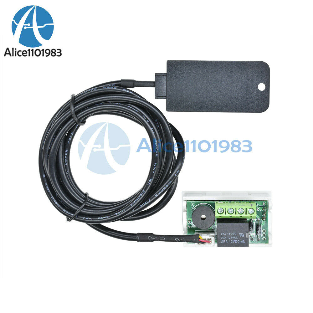 DC12V 10A Digital Red+Blue Display Hygrometer Sensor Humidity Controller Module