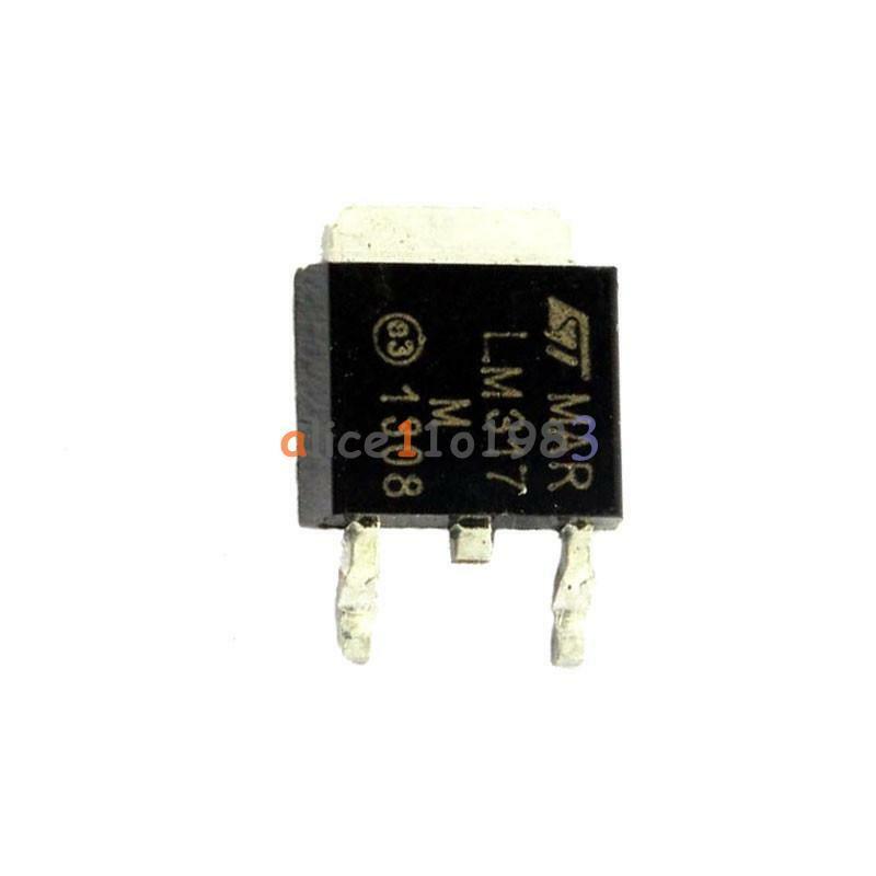 10PCS LM317M LM317 Medium Positive Adjustable Voltage Regulator 1.2-37V TO-252