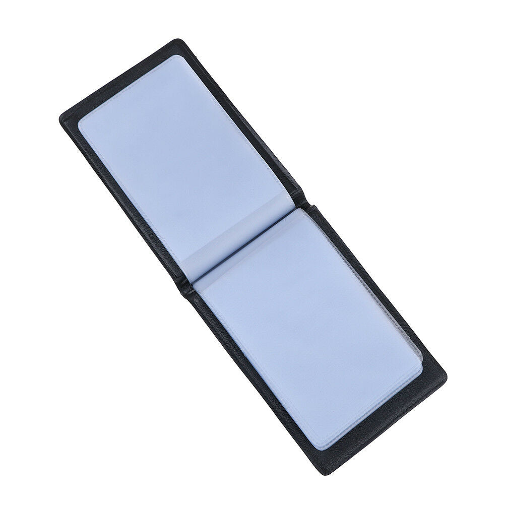 Leather 40 Card Commercial Name ID Credit Card Book Case Holder Organize.l8