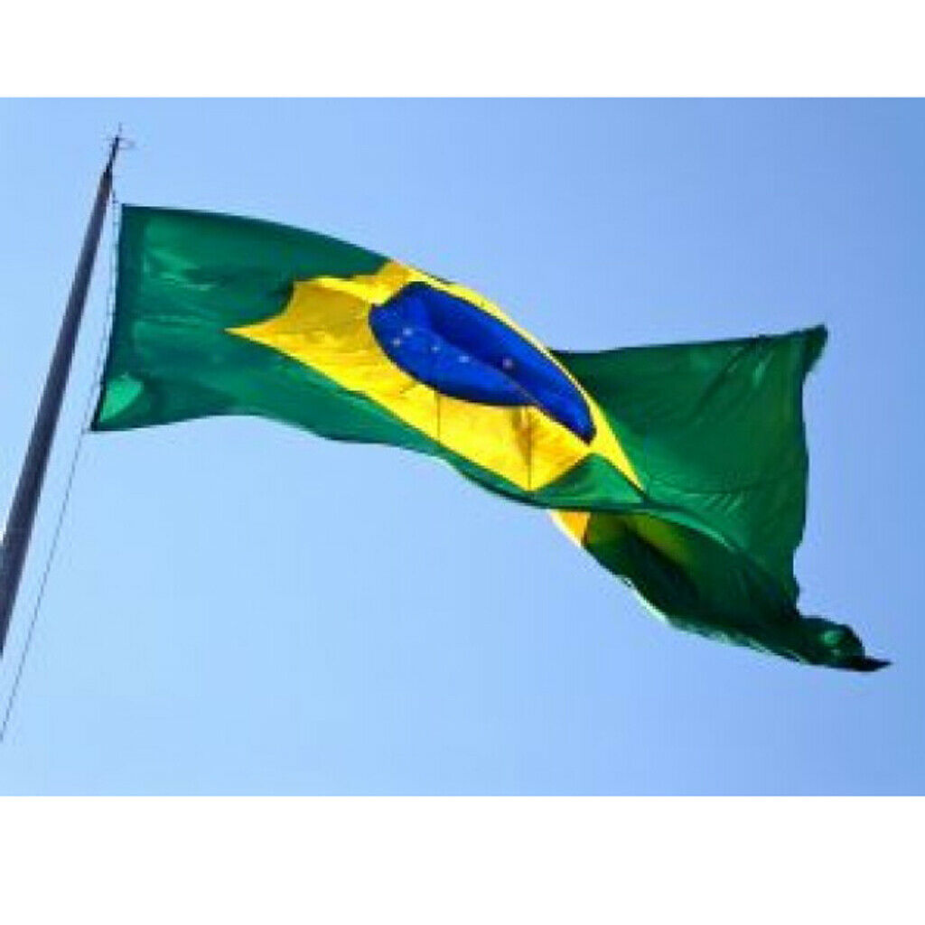 Large Brazil National Flag Brazilian Football Banner 150*90CM / 5*3FT Festival