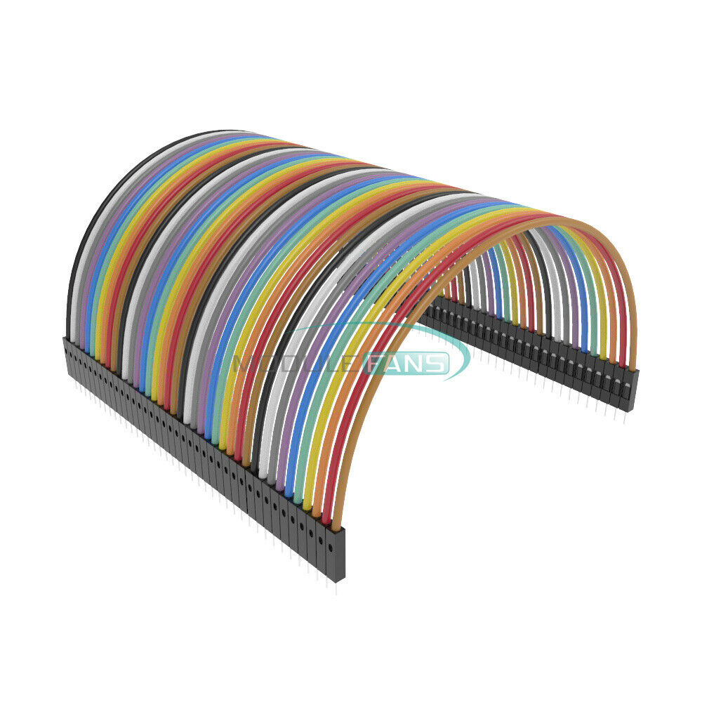 120pcs Male to male Dupont Wire Cables Jumper 10cm 2.54MM 1P For Arduino  MF