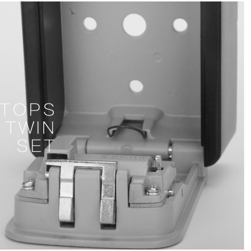 4 Digit Outdoor High Security Wall Mounted Key Safe Box Code Secure Lock-Storage