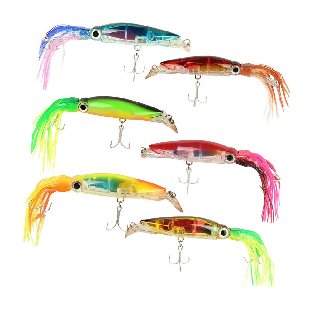 2 Pieces Squid Fishing Lure Tuna Marlin Trolling Lure Big Game Bait The sharp