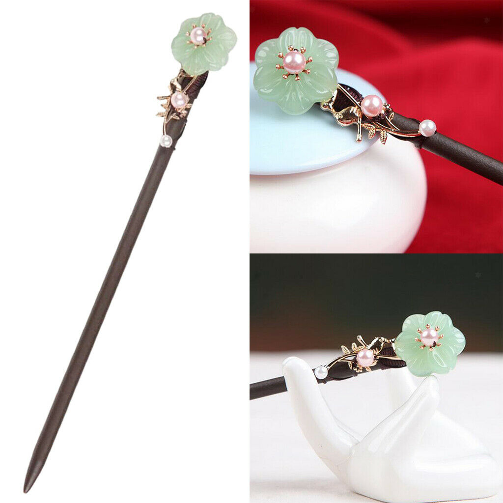 Chinese Style 18cm Hair Pins Natural for Long Hair Costume Gifts for Girl's
