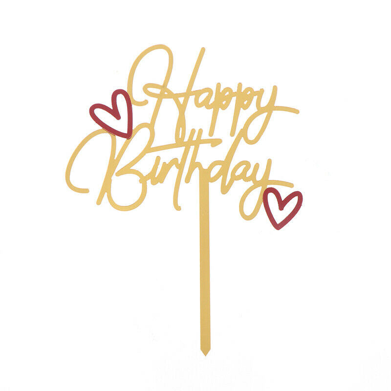 Cake Topper for Kids Birthday Party Cake Decorations Wedding Happy Birthd.l8